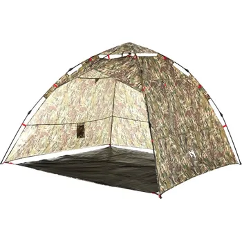 Stan OMAXI Rybářský stan pro 4 osoby maskáčový rychloupínací 458330