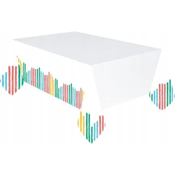 Jednorázový ubrus Papírový ubrus Amscan 180 cm x 120 cm obdélníkový