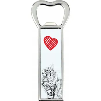 Otvírák Otvírák na láhve s motivem norské lesní kočky a s vaší fotografií