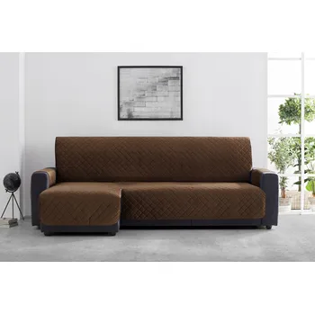 Přehoz na lůžko Přehoz na pohovku z veluru na sedačku rohovou chránič prošívaný 240 cm levý