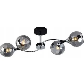 Stropní Svítidlo s chromovanými stínidly do obýváku LUNA 4