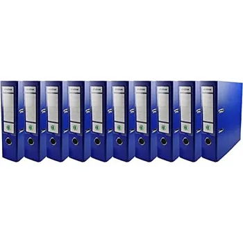 Pákový pořadač A4 PP EKOBOX 80 mm MODRÝ 10 Ks. široký, kancelářský