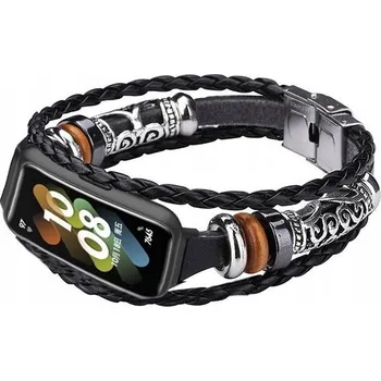 Řemínek na hodinky KOŽENÝ ŘEMÍNEK ŘEMÍNEK PRO HUAWEI BAND 7