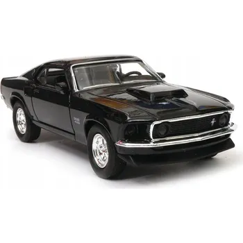autíčko Ford Mustang Boss 429 1969 1:34 model WELLY černý
