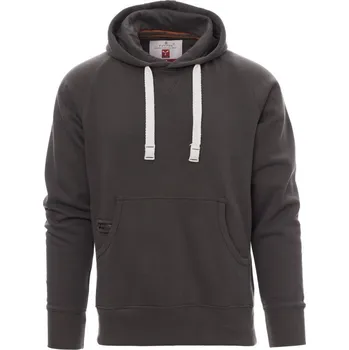 Pánská mikina Payperwear Pánská klokanka Atlanta s malou kapsičkou na zip Barva: šedá ocelová, Velikost: XXL