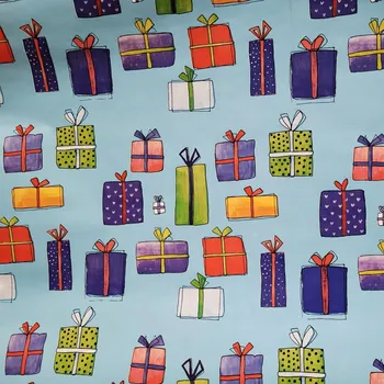 Obraz Dárkový papír modrý balicí 57cmx2m 2m2