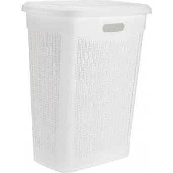 Koš na prádlo Volně stojící koš na prádlo Galicja 43 l bílý