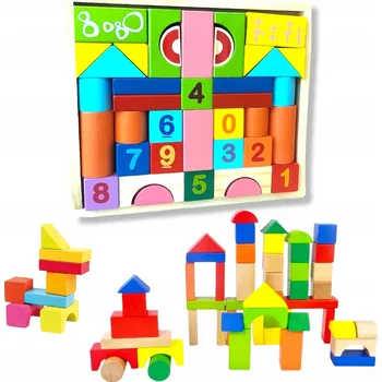 ostatní stavebnice Dřevěné Stavebnice montessori Věk 3+