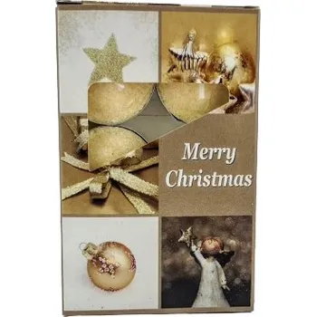 Svíčka Parafínová čajová svíčka Čokoláda Adpal 1 ks