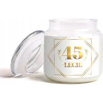 Svíčka Dárek Dárek k výročí Vonná svíčka ve skleněné dóze - 45. výročí