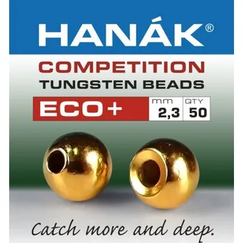 Tungstenové kuličky Hanák Competition ECO+ Zlatá 3,3 mm, 50 ks