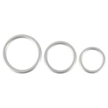 You2Toys Metallic Silicone Cock Ring Set