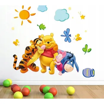 Samolepící dekorace Velké Samolepky na Zeď medvídek Pú XXL 3
