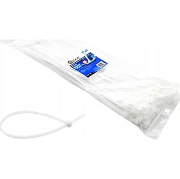 Stahovací páska STAHOVACÍ PÁSKY univerzální bílé 160x2,5mm 100ks