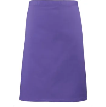 Pracovní zástěra Cotton Classics Zástěra COLOURS pas krátká, různé barvy UNI fialová