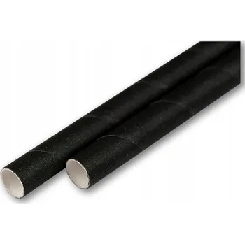 Brčka černá na bubble tea 12/205mm 200ks