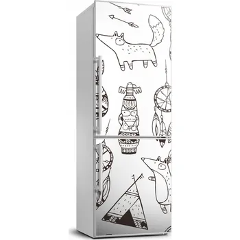 Fototapeta Samolepka / fólie na ledničku Indiánské pozadí 70x190 cm