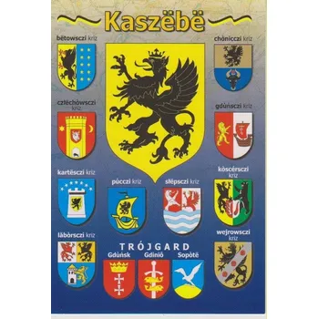 Pohlednice Kašubsko - Znaky kašubských okresů