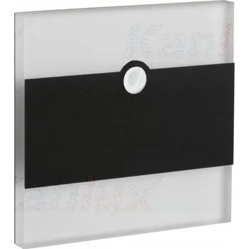 Bodové svítidlo Schodišťové svítidlo Kanlux 0,8 W integrovaný LED zdroj 7,5 cm černé