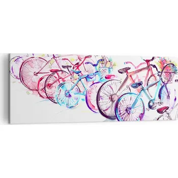 Obraz Foto obraz na plátně canvas 140x50 kolo obývací pokoj ložnice na zeď velký