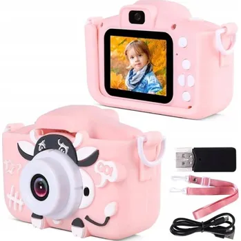 Digitální kompakt DĚTSKÝ DIGITÁLNÍ FOTOAPARÁT 40MP FHD 1080p selfie PL