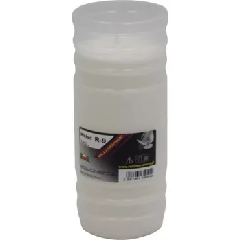 Svíčka Parafínový vklad do hřbitovních svíček náhrobních svíček Rolchem 18 cm