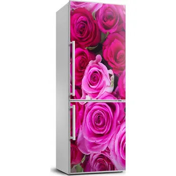 Fototapeta Samolepka tapeta na ledničku Růžové růže 70x190 cm