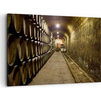 Obraz Velký obraz do obýváku 120x80 vinárna moderní na plátně obrazy