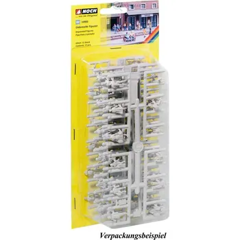 Modelová železnice N - Nebarvené figurky, 72 ks / NOCH 35985