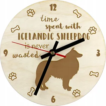 Hodiny Nástěnné hodiny Art-Dog béžové 30 cm