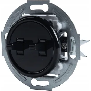 vypínač Dvojitý spínač JLM L018 černý