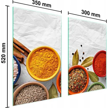 Kuchyňské prkénko Krájecí deska TMK ArtDeko sklo 2 ks