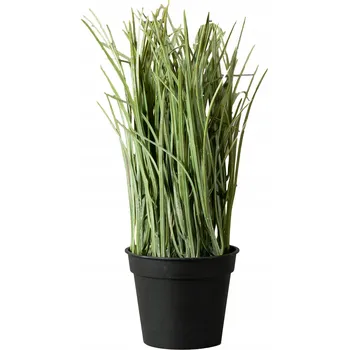 umělá květina UMĚLÁ TRÁVA v květináči, výška 38 Cm
