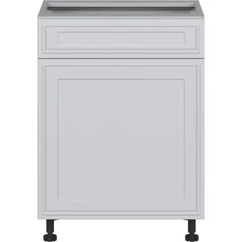 Kuchyňská skříňka Black red white Spodní kuchyňská skříňka Verdi D1B-60/82 Zvolte stranu: pravé provedení, Barva korpusu skříněk: Bílá alpská, Zvolte barvu dvířek: Mističná mat