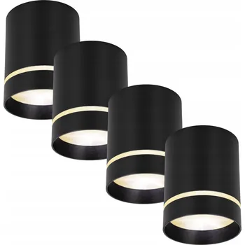 Bodové svítidlo Bodové kulatý svítidlo Ledhoff černé