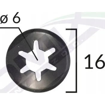 Upínací spona (šroub 6 mm) univerzální / Alfa Romeo / Fiat / Lancia (25 ks) ROMIX