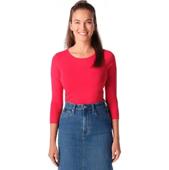 Dámské tričko Dámské bavlněné triko Cityzen Diez s 3/4 rukávem Barva: červená, Velikost: 44