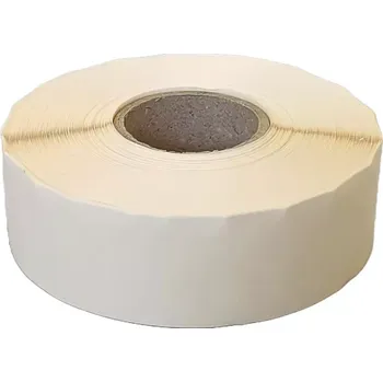 Transparentní přelepka, průměr 30 mm, 2000ks na roli