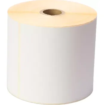 Samolepící etiketa Etikety 100x150mm, termo, bílá, D25, 500 ks na roli