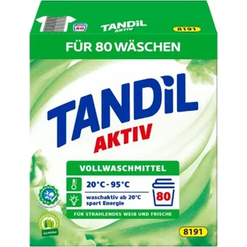 Prací prostředek Prací prášek Tandil na bílé prádlo 80 praní 5,2 kg
