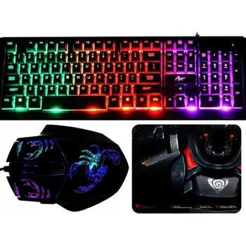 Klávesnice GAMINGOVÁ SADA KLÁVESNICE A MYŠI - PODSVÍCENÁ