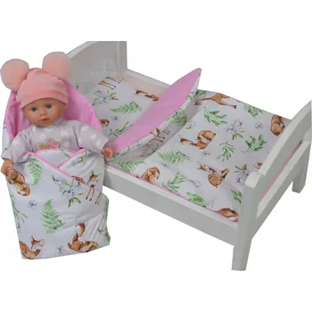 Povlečení POVLEČENÍ POLŠTÁŘ ZAVINOVAČKA PANENEK BAVLNA POLŠTÁŘ, PŘEŠÍVKA, SADA DO KOČÁRKU, DĚTSKÁ POSTÝLKA