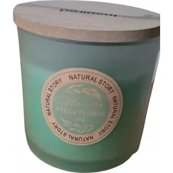 Svíčka Vonná svíčka dárek dekorace HOME vůně ČERSTVÉ KVĚTY 270g