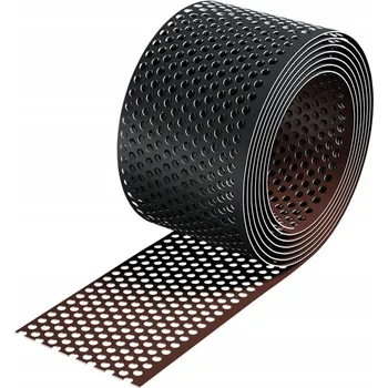 Síť proti hmyzu Hliníková OKAPOVÁ síť proti hmyzu, dvoubarevná 10 cm ALU Grafit/Hnědá - 5 m