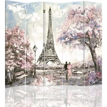 Paraván Paraván Feeby Jaro v Paříži 180 x 180 cm