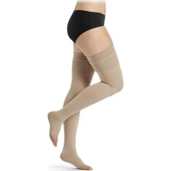 Dámské punčochy Sigvaris 504 Traditional polostehenní punčochy s lemem , Velikost S, Délka Short