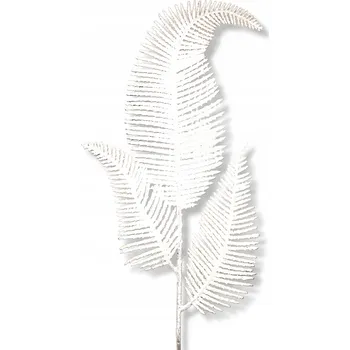 Vánoční dekorace 2 ks VĚTVIČKA DEKORACE list kapradí dekorace