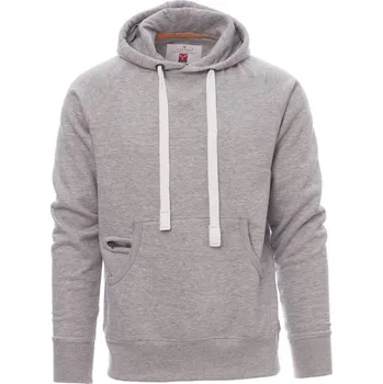 Pánská mikina Payperwear Pánská klokanka Atlanta s malou kapsičkou na zip v melírové variantě Barva: šedá melange, Velikost: S