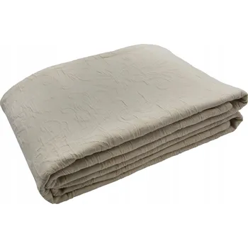 Prostěradlo Přehoz na postel Vital Home bavlna 240 cm x 260 cm béžový