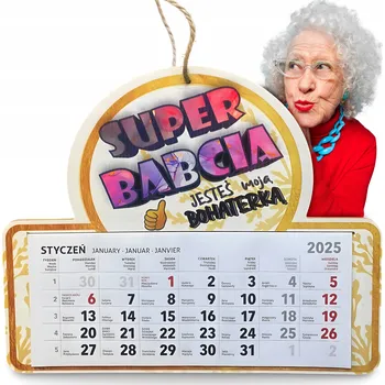 Kalendář Nástěnný kalendář pro babičku 2025